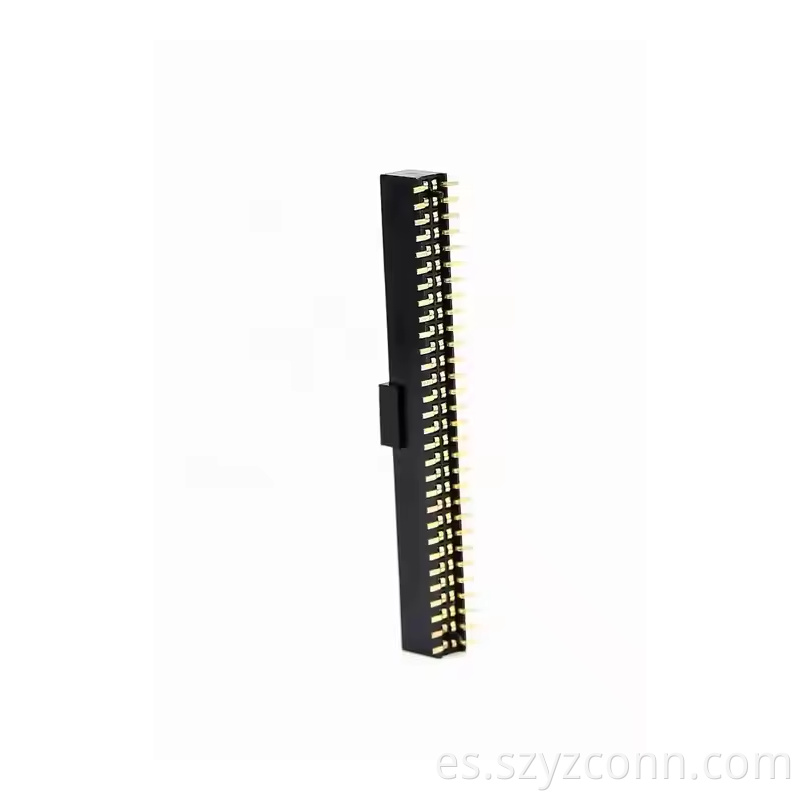1.27mm Pitch Female Header O TYPE Full Bottom Type Dual Row Straight With Post H4.3mm 23P-250P (4)